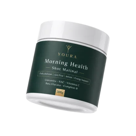 Pote YOURA Morning Health Shot sabor limão